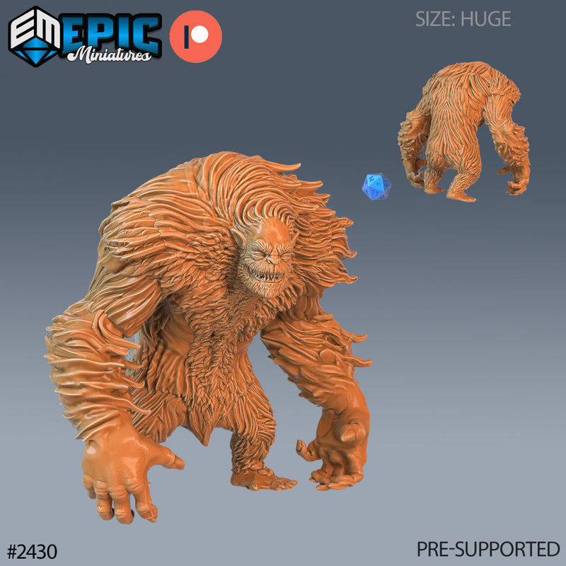 Yeti Abomination Set / Big Foot / Frost Giant / Bigfoot / Sasquatch / Snowy Beast / Arctic Encounter - Only-Games