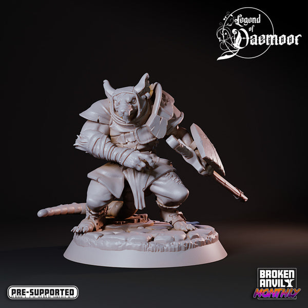Legend Of Daemoor - Ratfolk Warrior - Only-Games
