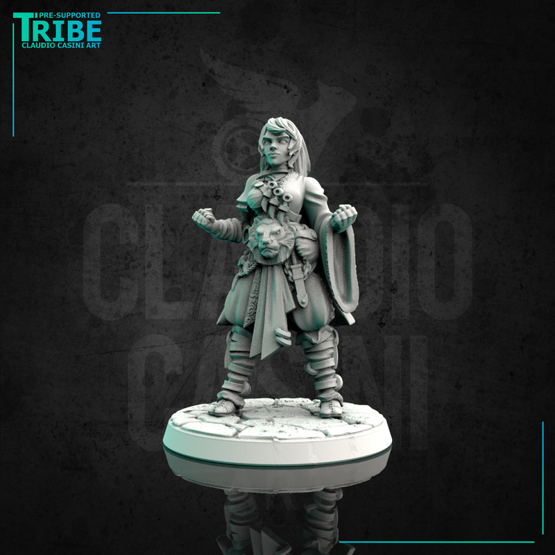 (0095) Female elf, human, tiefling, half-orc, firbolg monk - Only-Games
