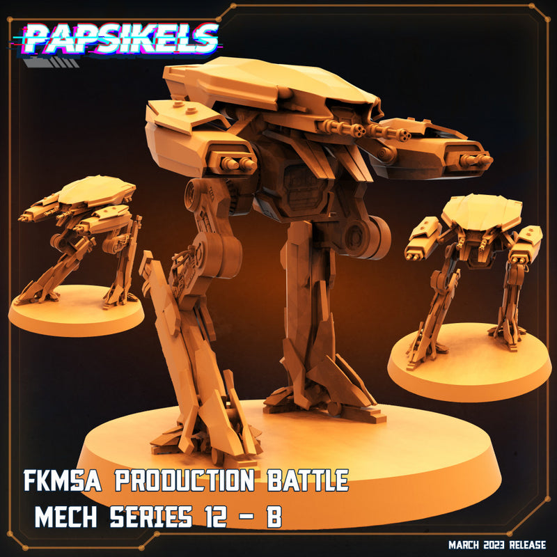 FKMSA PRODUCTION BATTLE MECH SERIES 12 B - Only-Games