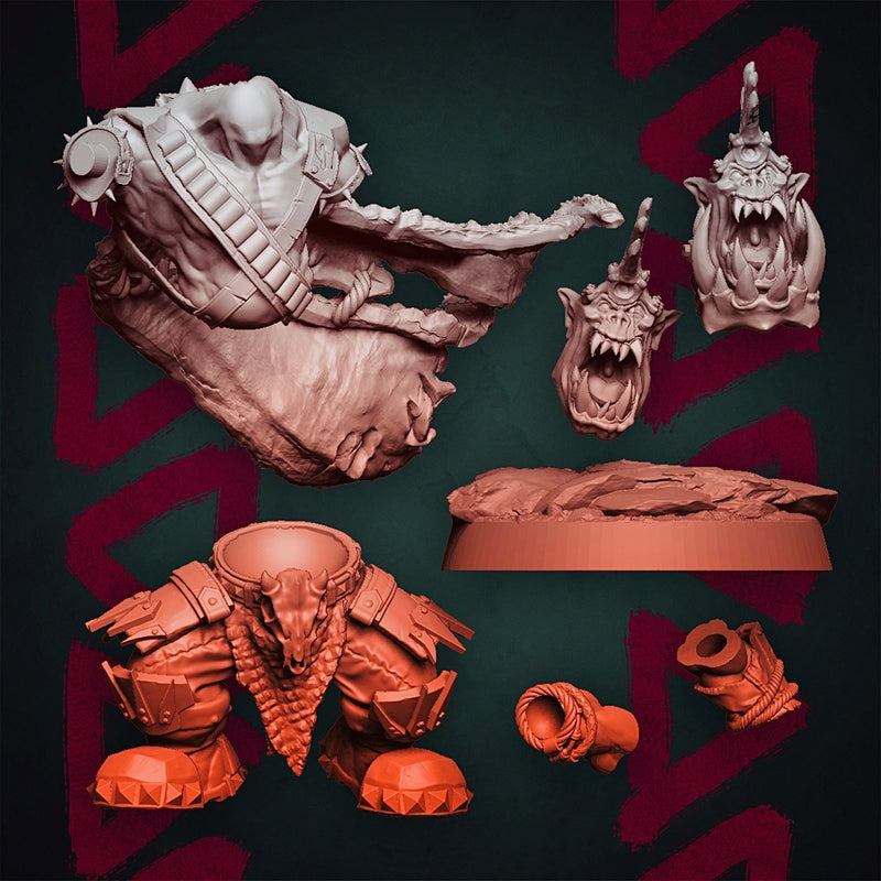 Modular Orc Monster Hunters x5 - Kit B (Lad Size) - Only-Games