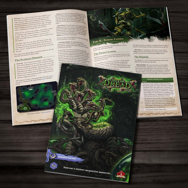 Coils of Dread - Physical 5e Adventure Booklet - Only-Games