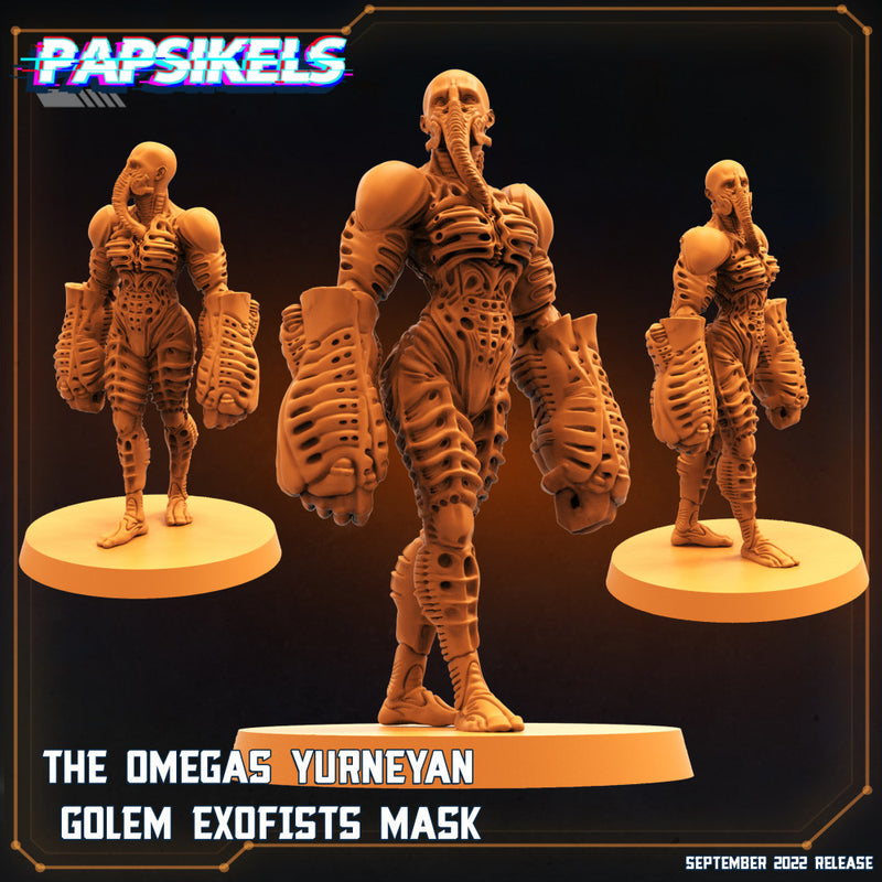 THE OMEGAS - YURNEYAN GOLEM EXOFIST MASK - Only-Games