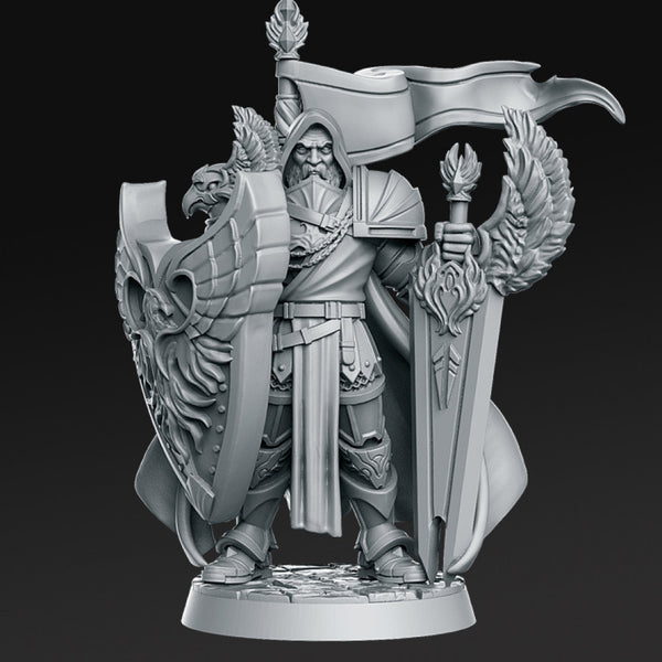 Grimvald - Lord  Paladin - 32mm - DnD - Only-Games