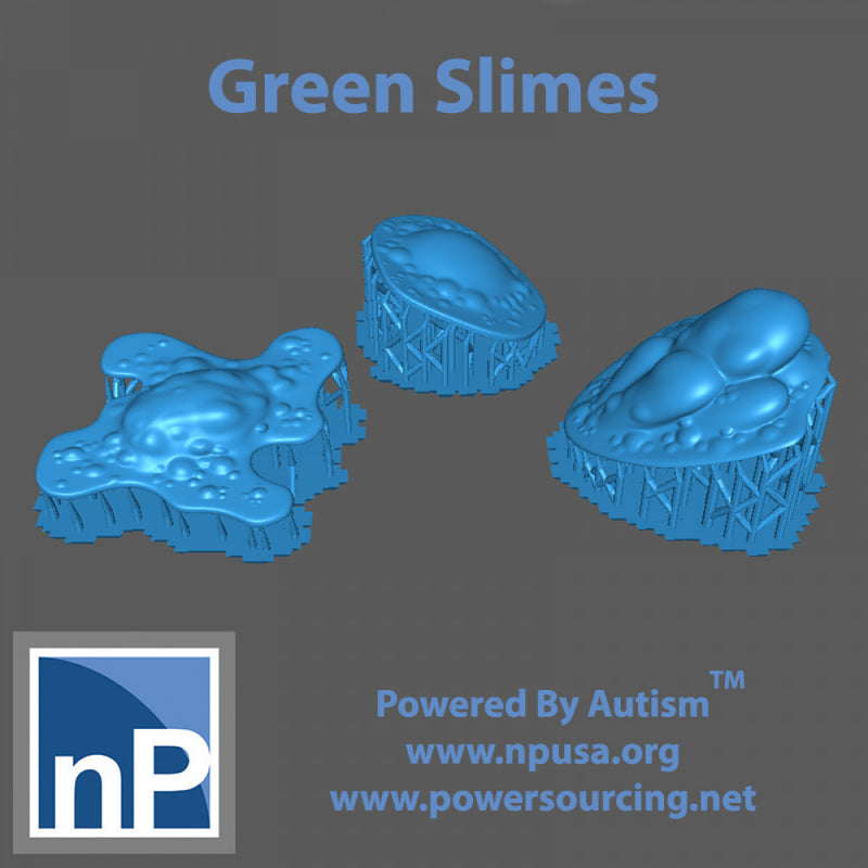 Green Slimes / Oozes - Only-Games