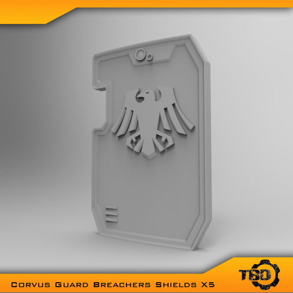 Corvus Guard Primaris Breacher Shields X5 - Only-Games