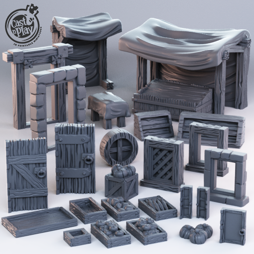 Town Modular Props - Only-Games