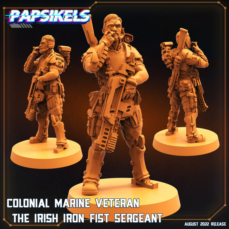 COLONIAL MARINE VETERAN THE IRISH IRON FIST SERGEANT - Only-Games