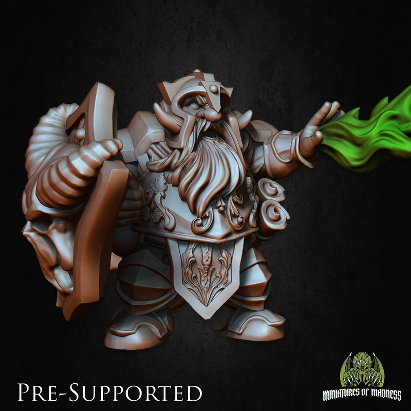 Ordain The Insane [32mm Scale] Dwarf Warlock - Only-Games