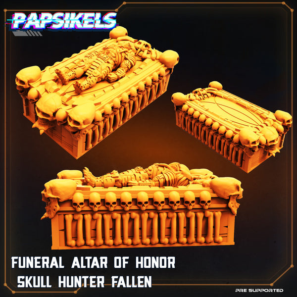 FUNERAL ALTAR OF HONOR SKULL HUNTER FALLEN - Only-Games