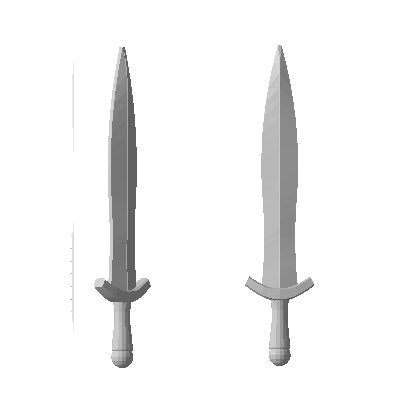 Heroic Elven Sword [1:42 / 32mm] (10 pack) - Only-Games