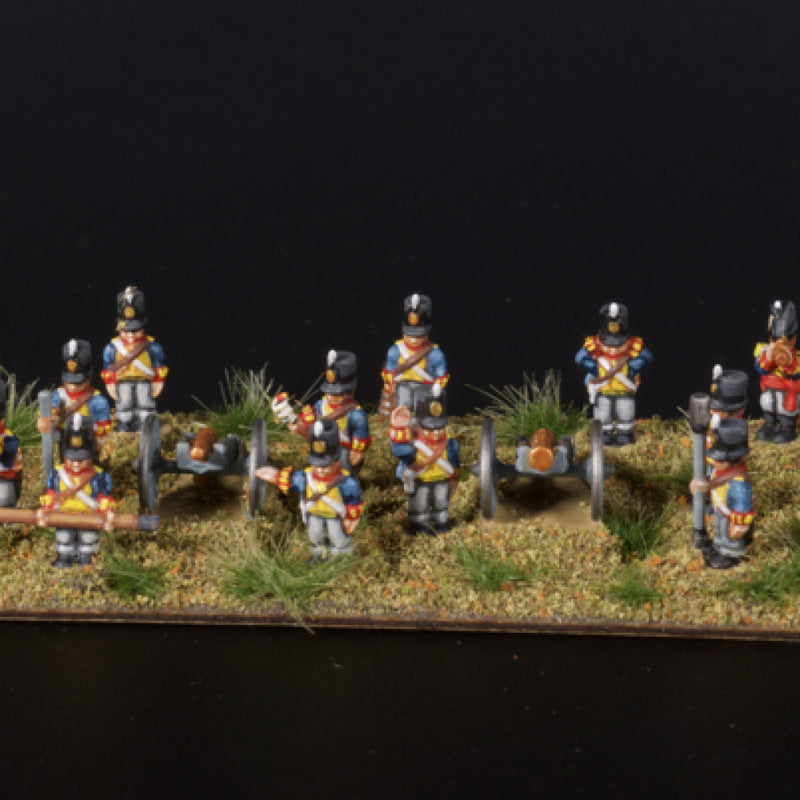 6mm British Foot Artillery Crew (1807-12) (13 figures) - Only-Games