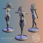 Pack  Fantasy Elves Naked 32mm - Only-Games