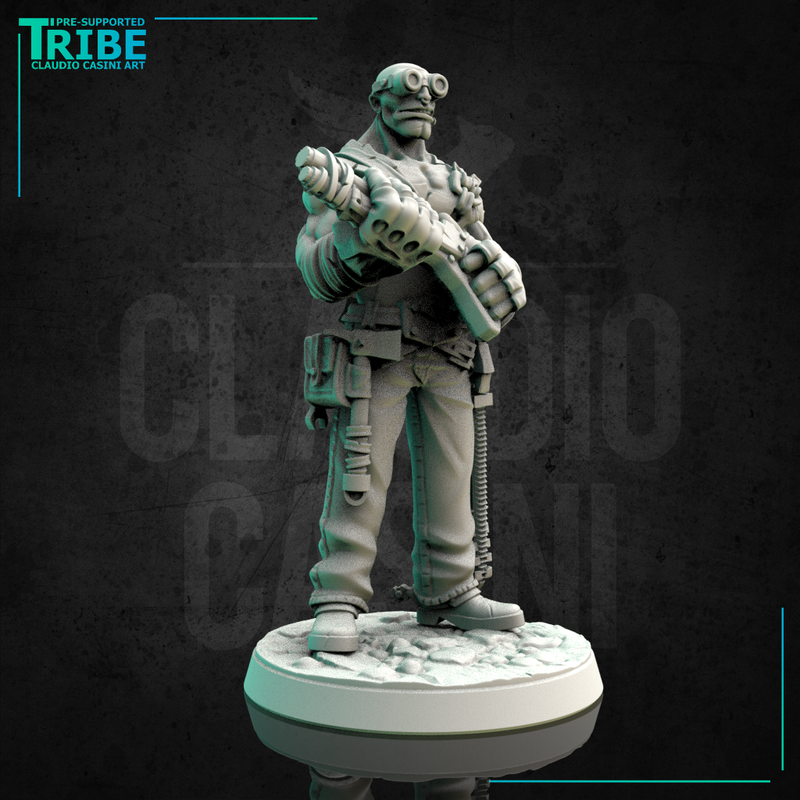 (0010) Male Post Apocalyptic Guy - Only-Games