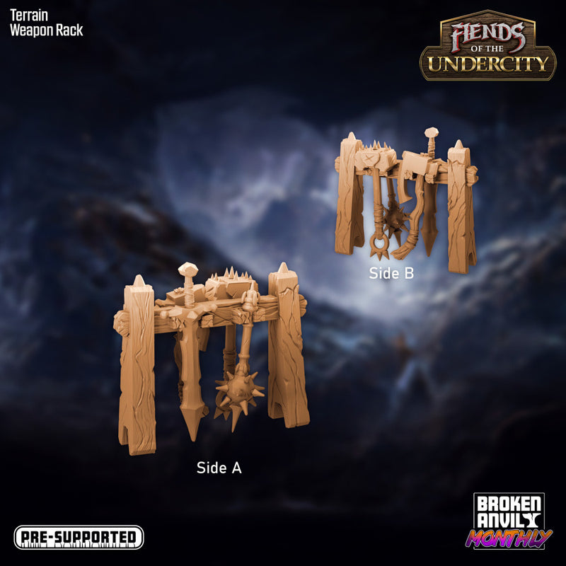 Fiends of the Undercity - Terrain Weapon Rack - Only-Games