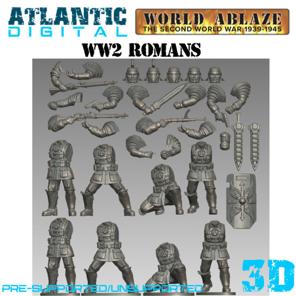 WW2 Romans - Puddle Bases - Only-Games