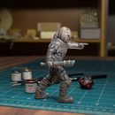 Bandit Pointing with Cudgel - TytanTroll Miniatures - DnD - Fantasy - Only-Games