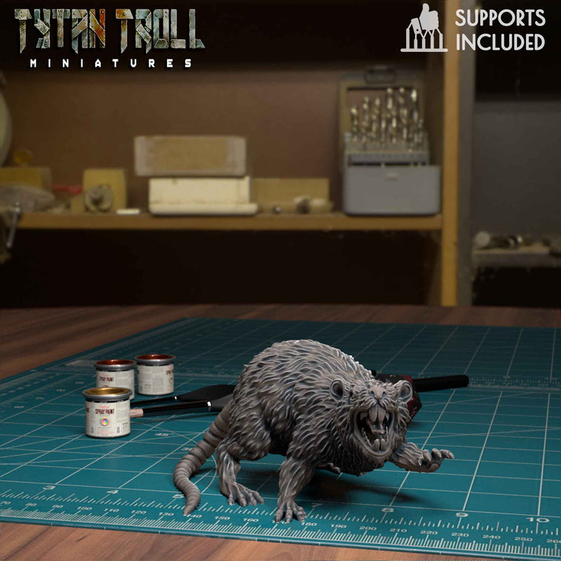 Giant Rat Bundle - TytanTroll Miniatures - DnD - Fantasy - Only-Games