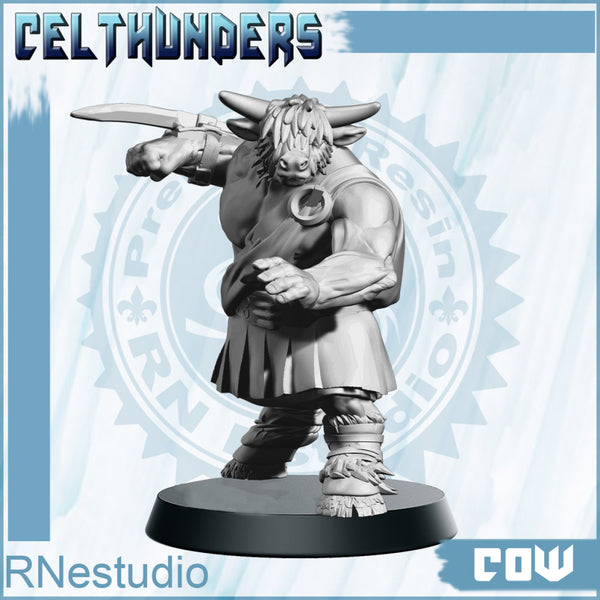 17 Cow Celthunders Fantasy Football 32mm - Only-Games