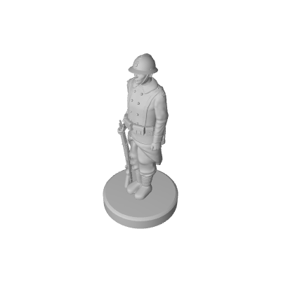 3D Printed 1/72 French Infantry - Only-Games