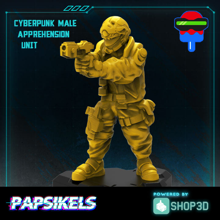 Cyberpunk Male Trauma Hand Gun - Only-Games