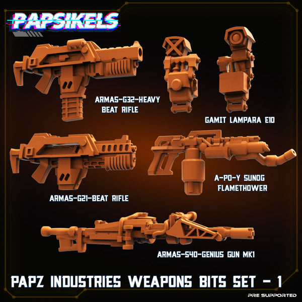 PAPZ INDUSTRIES WEAPONS BITS SET 1 - Only-Games