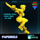 Cyberpunk Female Deadly Rogue Kill Mode - Only-Games