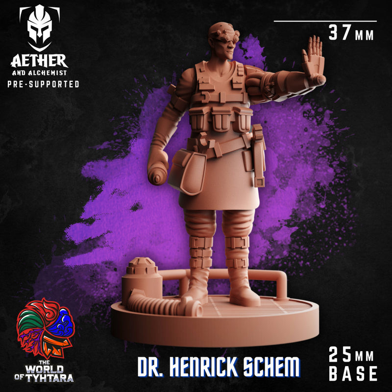 Dr. Henrick Schem - Half-Cyborg Artificer - Only-Games