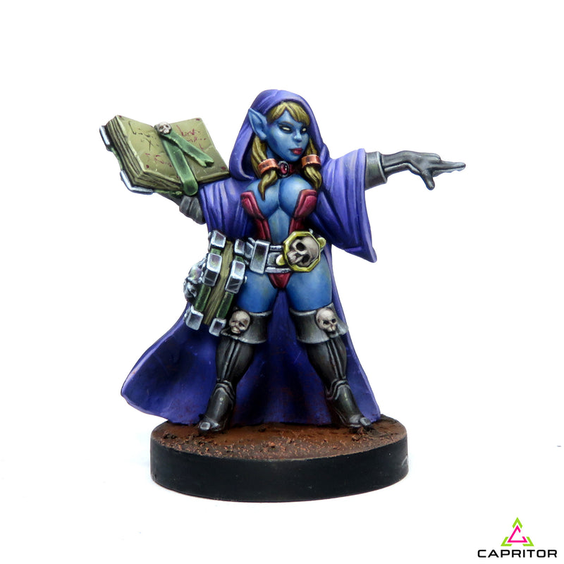 "Oriana" Eleven Necromancer - 28mm Scale - Only-Games