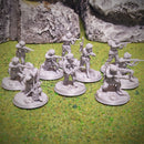 US paratroopers detachment - 28mm BUNDLE - 57 models + 2 guns - Only-Games