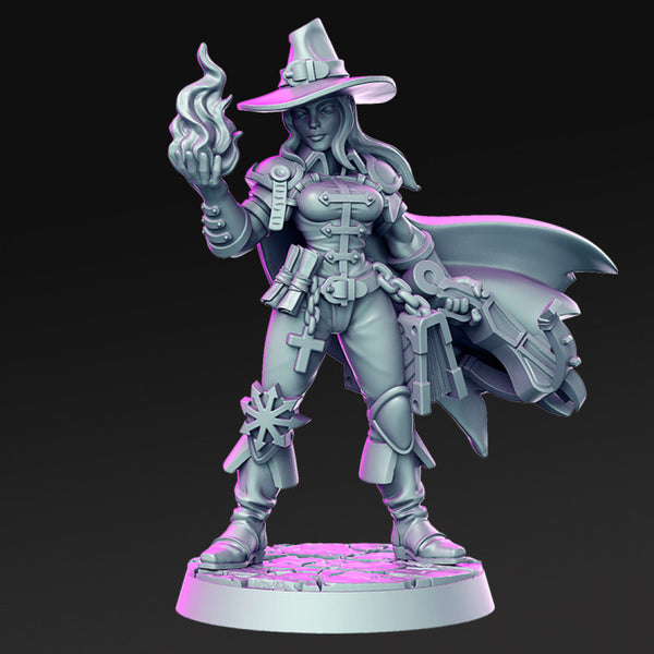 Salome - Female vampire hunter - 32mm - DnD - - Only-Games