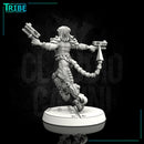 (0093) Female cyberpunk with guns and sci-fi legs - Only-Games