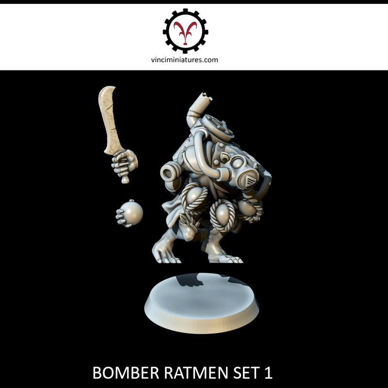 BOMBER RATMEN SET 1 - Only-Games