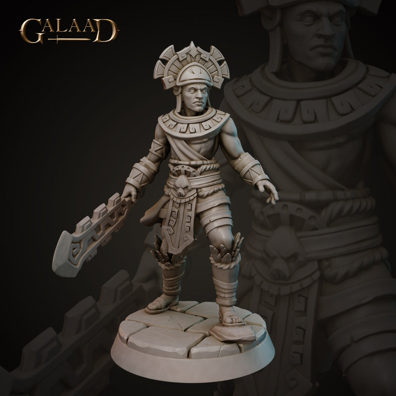 Aztec Male Figher 02 - Only-Games