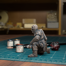 City Guard Crouched Archer - Frostgrave Pathfinder - Fantasy DND - TytanTroll Miniatures - Only-Games