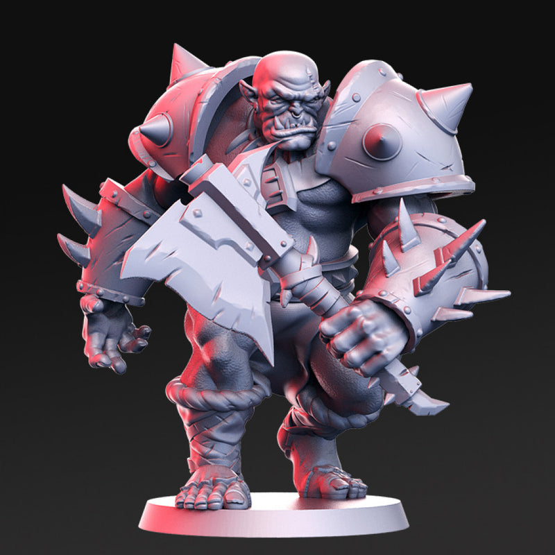 Orktar- Orc Chieftain- 32mm - DnD - - Only-Games