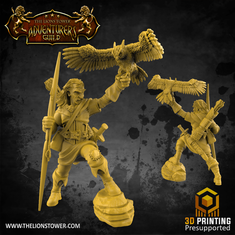 Allies and Enemies of Drizzle - set of 5 x 32mm scale miniatures - Only-Games