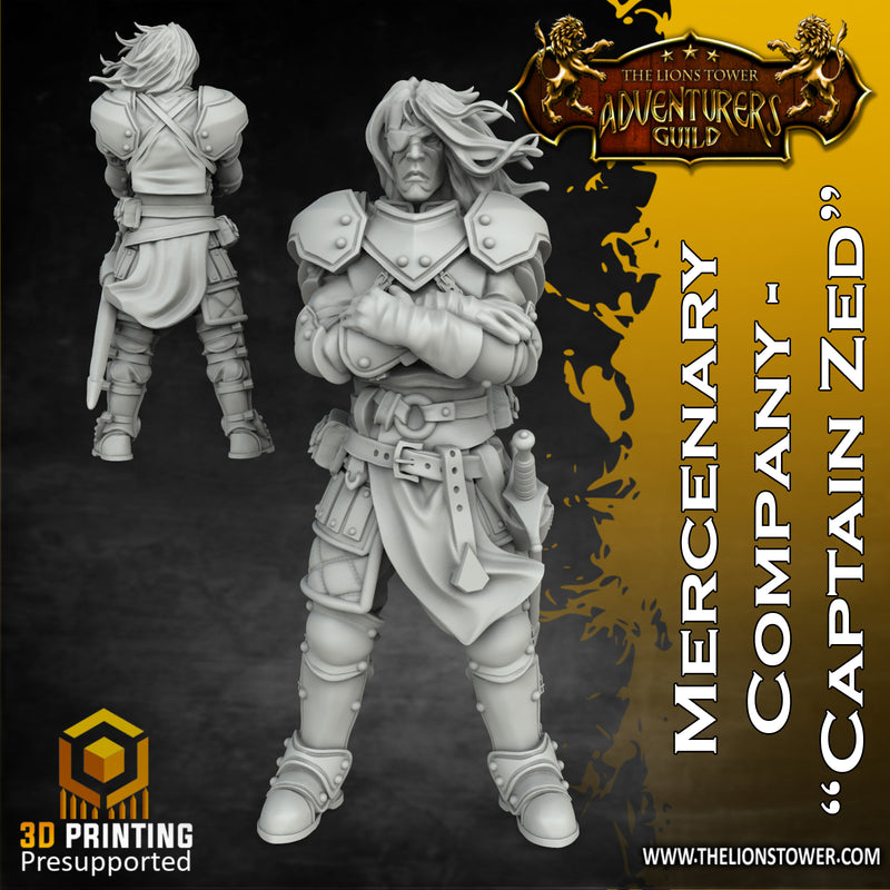 Mercenary Company bundle - 7 x 32mm scale miniatures - Only-Games