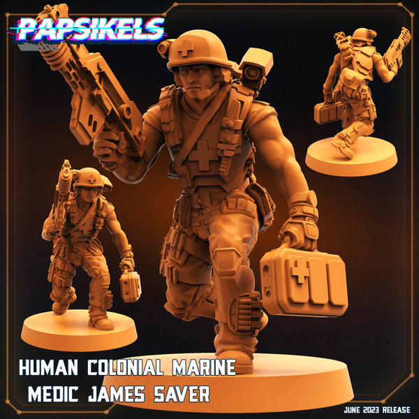 HUMAN COLONIAL MARINE MEDIC JAMES SAVER - Only-Games