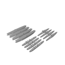 14pc 3D Printed Japanese Battle Group Agaki Carrier, Fubuki Destroyer and Takao Heavy Crusier - Only-Games