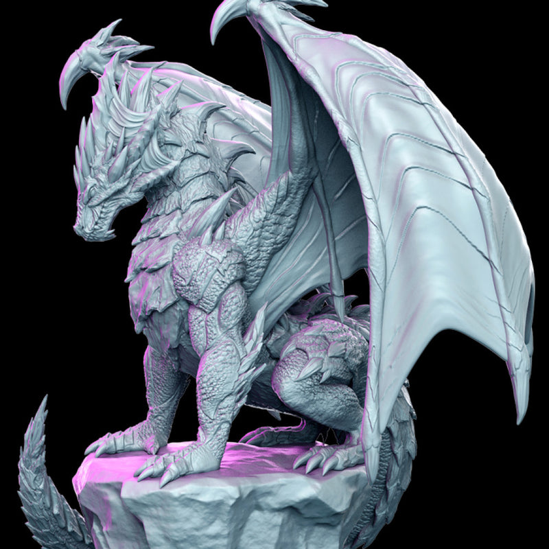 Krukhnir- Dragon - 32mm - DnD - Only-Games