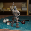 Old Man Fighter - TytanTroll Miniatures - DnD - Fantasy - Only-Games