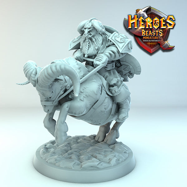 Dwarf Paladin Ram Mount