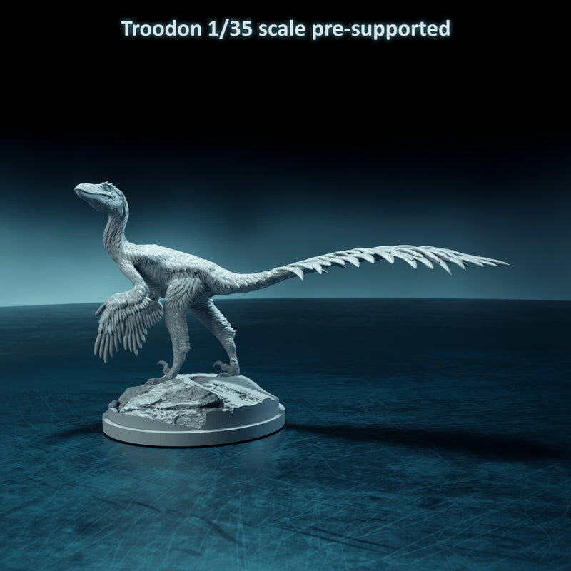 Troodon looking 1-35 scale dinosaur - Only-Games