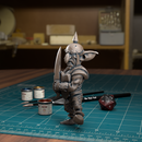 Goblin Raider Single Dagger - TytanTroll Miniatures - DnD - Fantasy - Only-Games