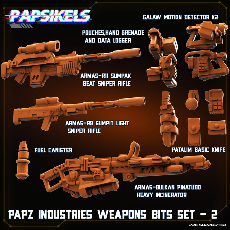 PAPZ INDUSTRIES WEAPONS BITS SET 2 - Only-Games