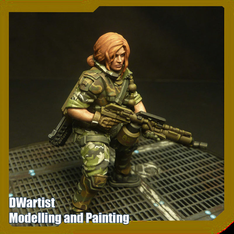 FEMALE COLONIST MARINE PFC TRISSA RAVENGOLD - Only-Games