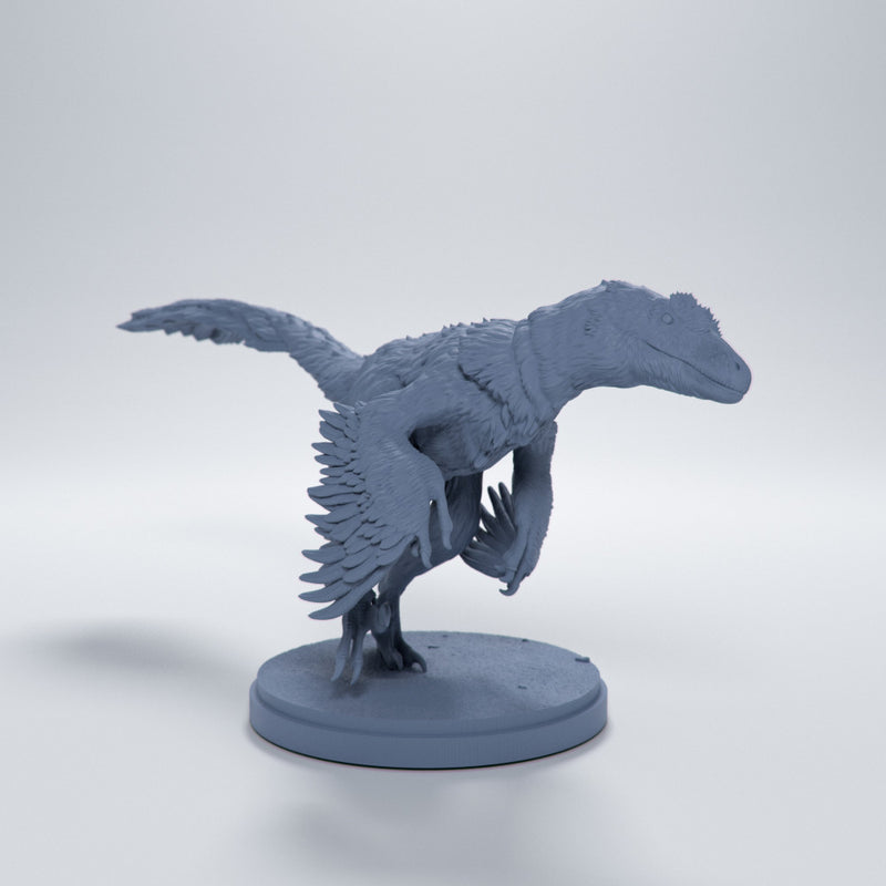Deinonychus turning 1-35 scale dinosaur - Only-Games