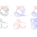 Yuan-Ti / Snake-man Warrior, Pose 2 - Only-Games