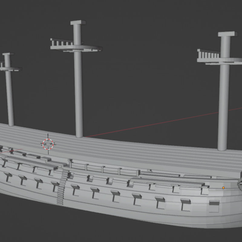 3rd Rate Hulks (3 types) + Blender Customiser - Only-Games